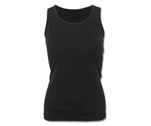 Spiral Women's Urban Fashion-Razor Back Top Black Vest