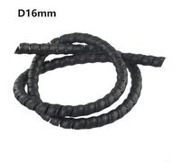 Spiral Wound Wire Protector Hose 1Meter Length 8-16mm Inner Diameter PP Material Cable Management Tube for Electrical Cables Hydraulic Tubes(D16mm)