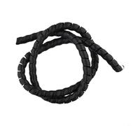 Spiral Wound Wire Protector Hose & Cable Management Tube, 1 Meter Length, PP Material, Flame-Retardant & Flexible for Home Office Electrical Wires(D12mm)