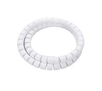 Spiral Wrap Cable Tube, Cable Tidy Tube Spiral Wrap Cable Sleeve Multicolor 8-32mm 1 meter(Bianco,28mm 1 meter)