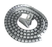 Spiral Wrap Cable Tube, Cable Tidy Tube Spiral Wrap Protector 1m 8mm 0.6mm Multicolor(Gray 8mm)
