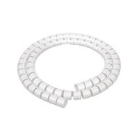 Spiral Wrap Cable Tube, Flexible Spiral Cable Wrap Multicolor 8-42mm 1m 5m(White,28 mm)