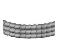 Spiral Wrap Cable Tube, Flexible Spiral Cable Wrap Protector 2 meters Multicolor Multiple Sizes Flame Retardant(Grey,45mm X 2 Meters)