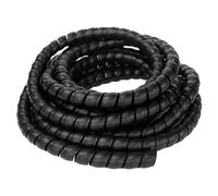 Spiral Wrap Cable Tube, Spiral Cable Protection Sleeve 5m Multicolor Multiple Sizes Wear Resistant Wire Organizer(Black,22mm Inside Diameter)