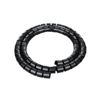 Spiral Wrap Cable Tube, Spiral Wrap Wire Protector Cable Organizer Multicolor 10-40mm 1-5m(Black,25mm 1 Meter)
