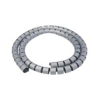 Spiral Wrap Cable Tube, Spiral Wrap Wire Protector Cable Organizer Multicolor 10-40mm 1-5m(Grey,10mm 5 Meters)