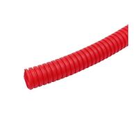 Spiral Wrap Cable Tube Tidy Pp Insulated Split Wire Loom Protection Sleeve Multicolor Od 7.5-75mm 1m 5m Auto Harness(Red - Closed,OD 17 X OD 21.2MM-1M)