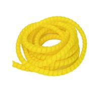 Spiral Wrap Cable Wire Protector, 5 Meter Spiral Cable Sleeve Wire Organizer Flame Retardant Multicolor 10-42mm(Yellow,10mm)