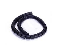 Spiral Wrap Cable Wire Protector, 5m Spiral Cable Cover Sleeve in Black and White, 8-42mm Diameter(White,8mmX5meters)