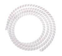 Spiral Wrap Cable Wire Protector, Spiral Cable Organizer Protector 2 Meter 8-30mm Multicolor Flame Retardant(White,12mm inside diameter)