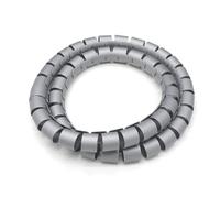 Spiral Wrap Cable Wire Protector Spiral Cable Wrap Protector Sleeve Organizer Multicolor 25-30mm 1-10 meter(Grey,ID 30mm 1 Meter)