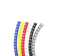 Spiral Wrap Hose Cable Protector, 1pcs 30mm 35mm Tube Diameter Spiral Cable Line Winding Wire Organizer Pipe(Green,35mm10 Meters)