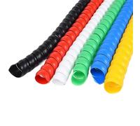 Spiral Wrap Hose,Spiral Wrap Hose Cable Protector, 8mm 10mm 12mm Wire Cable Sleeve Organizer Pipe Protection(Red,ID 35mm 5 Meters)(Red,ID 35mm 5 Meters)