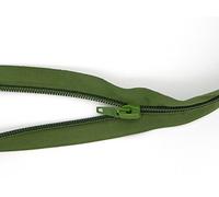 Spiral Zip/Open Ended Zipper - Made in Europe - Green (65 cm)
