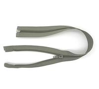 Spiral Zip/Open Ended Zipper - Made in Europe - Grey (50 cm)