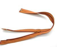 Spiral Zip/Open Ended Zipper - Made in Europe - Orange (70 cm)
