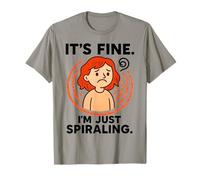 Spiraling Mental Health Funny Introvert Anxiety Gift T-Shirt