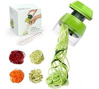 Spiralizer - Handheld Spiralizer Vegetable Slicer, 4 in 1 Veggie Spiral Cutter, Zoodle Pasta Spaghetti Maker