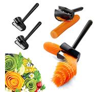 Spiralizer Spiralizer Vegetable Slicer Cutter - Vegetable Spiral Slicer Portable Vegetable Curls Vegetable Curls Decorating Tool for Vegetables such as Carrots Cucumbers, 2 Pieces