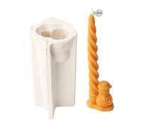 Spirals Column Snowman Silicone Mold Christmas Elk Tree Santa Resin Molds Soap Making Scented Molds Decor Christmas Mold