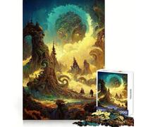 Spirals of Nature Jigsaws 1000 Pieces for Adults Mind Exercise Toy Stress Relief Design Assembly Elegant Gift 38x26cm