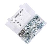 Spire Clip Nut 304 Stainless Steel U Clips Chimney Nut 304 Stainless Steel Fastener M4 M5 M6 M8 for Motorcycle Car 160pcs