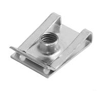 Spire Clips Chimney Nuts Lug Fasteners U Nuts for Panel Clamping in Lighting Fixtures and Electrical Distribution Panels M5 M6 M8 (M5)