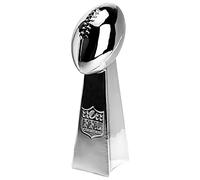 Spire Designs Fantasy Football Trophy - Chrome Replica Championship Trophy - First Place Winner Award for League - 9 inches