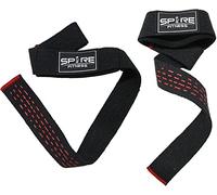 Spire Fitness Weight Lifting Straps Padded Weightlifting Wrist Straps for Bodybuilding, Weight Training and Fitness - With Advanced Gel Flex Grips for Men and Women (SKAC-024), One size