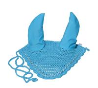 Spire Horse Soft Crochet Breathable Cotton Ear Net Hood Ear Protector Bonnets (Cob, Sky blue)
