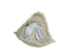 Spire Horse Soft Crochet Breathable Cotton Ear Net Hood Ear Protector Bonnets (Cob, White)