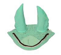 Spire Horse Soft Crochet Fly Veil, Cob, Turquoise/Black-White