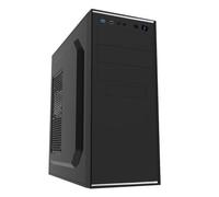 Spire JETSTREAM-SILVER Midi Tower PC Black Silver ATX micro ATX Mini-ITX Metal Home/Office