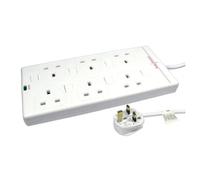 Spire RB-03-6GANGSWD. Cable length: 3 m Placement supported: Indoor Product colour: White. AC outlets quantity: 6 AC outlet(s). Weight: 800 g
