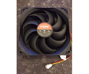 SPIRE SP12025S1L3-CB Orion 120X25 DC Fan Fan Blower (Black) - (Components Cooling Fans Modding)