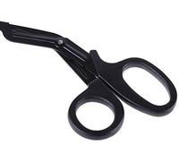 Spire Tools ® Utility Tuff Cut Trauma Shears First Aid, Paramedics, Nurses, Doctors, Firefighters, EMT, Tactical Stealth Black, Military-Grade Scissors 7.5"