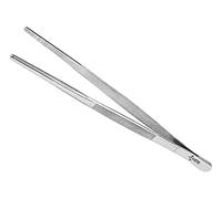 Spire Universal Tip Tweezers, Multipurpose Stainless Steel, Professional Non-Slip for Aquatic Pets, Corals, Crafting, Cooking, Repairing Hand Tools Industrial Use with Straight Serrated Tip15 cm