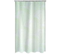 Spirella 10.18487 Textile Palma Metallic Green Shower Curtain 180 x 200 cm Polyester 180 x 200 cm