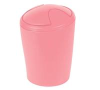 Spirella 1018675 Move Waste Bin 5 Litre Bathroom Accessories, Frosty Rose, 28 x 20 x 20 cm