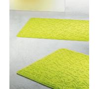 Spirella 1209706 Non-Slip Rug Flower KiWi 55 x 55 cm