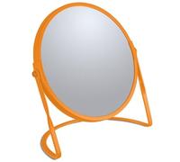 Spirella Akira Make-Up Mirror Cosmetic Mirror Bathroom Mirror 5x Magnification Matte Orange Mat Unique Size