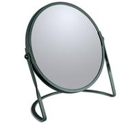 Spirella Akira Make-Up Mirror, Vanity Mirror, Bathroom Mirror, 5x Magnification, Matt Dark Green, Vert Foncé Mat, Unique Size