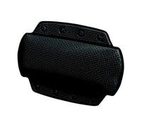 Spirella - Alaska Bath Cushion with 8 Suction Cups Antibacterial - Non-Slip Washable - Black - 23 x 32 cm