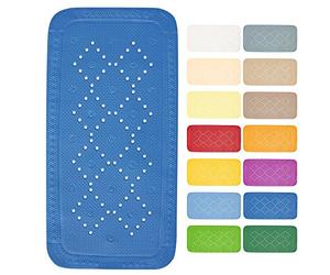 Spirella Alaska Electric Blue Bath Safety Mat PVC Blue 71 cm x 36 cm