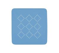 Spirella Alaska Shower Mat Antibacterial Non-Slip with Suction Cups 55 x 55 cm Light Blue