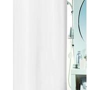 Spirella Altro Textile Shower Curtain 100% Polyester White 180 cm x 200 cm