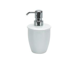 Spirella Atlanta Soap Dispenser Porcelain White Height 16.5 cm x Width 8.5 cm