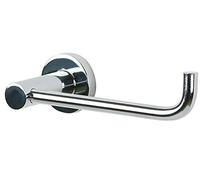 Spirella Atlantic Collection Toilet Paper Dispenser Bar 17.5 x 6.5 cm, Chrome-Plated Metal, Grey