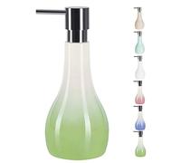 Spirella Bali Gradient Soap Dispenser, Green/White