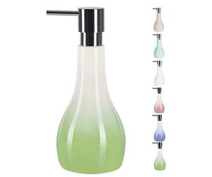 Spirella Bali Gradient Soap Dispenser, Green/White